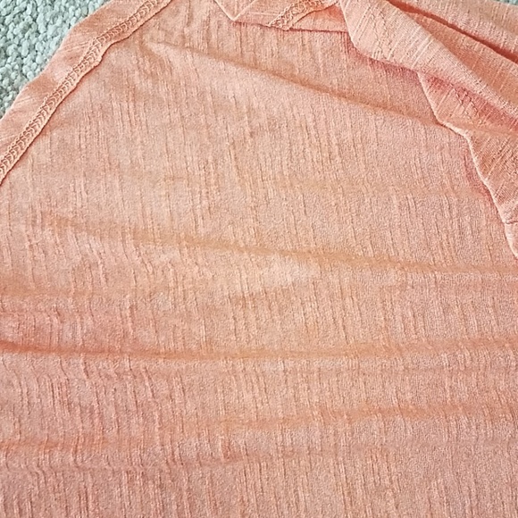 Peach high low maxi skirt - Picture 3 of 4